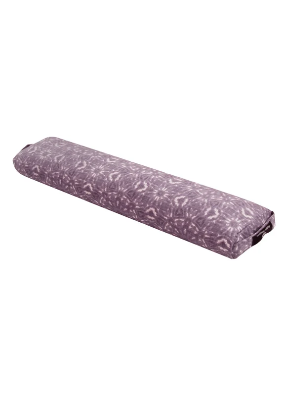 Hugger Mugger Pranayama Printed Yoga Bolster Celestial Plum