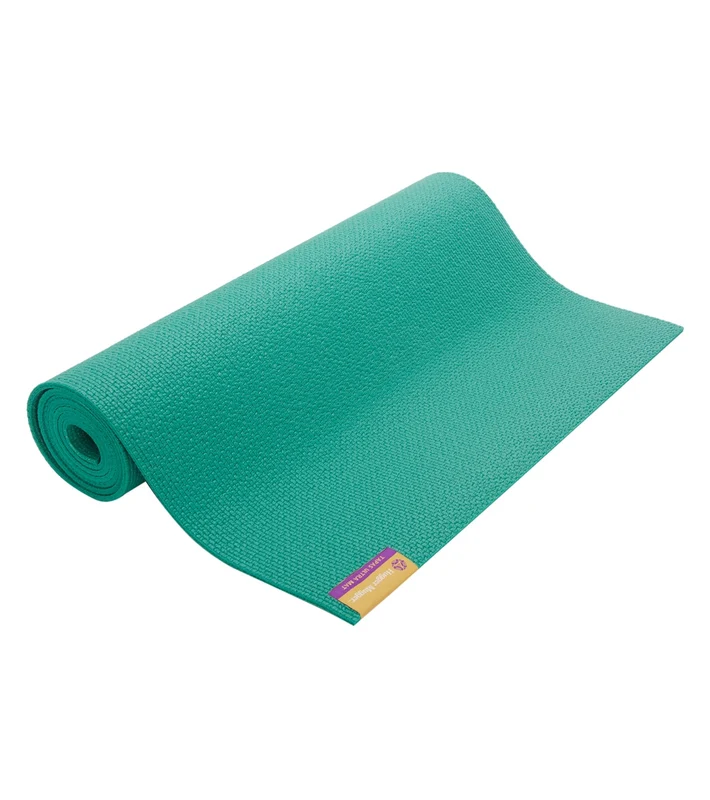 Hugger Mugger Tapas Ultra Long Yoga Mat 74" 6mm Extra Thick Sea Green