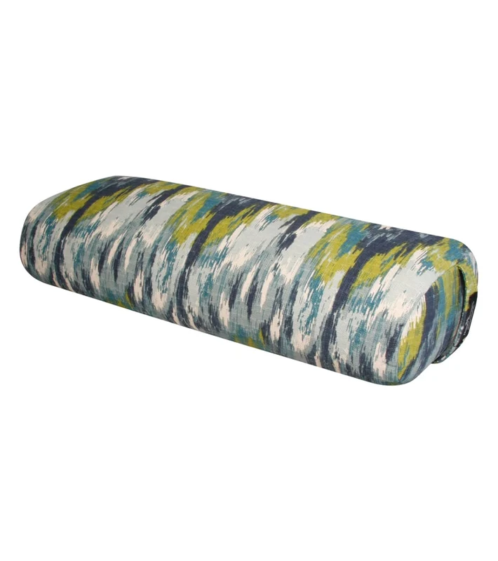 Hugger Mugger Standard Printed Yoga Bolster Blue Lagoon
