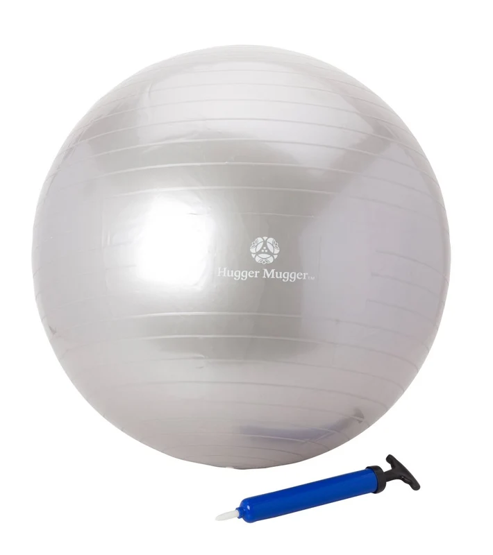 Hugger Mugger 30" Exercise Ball Silver