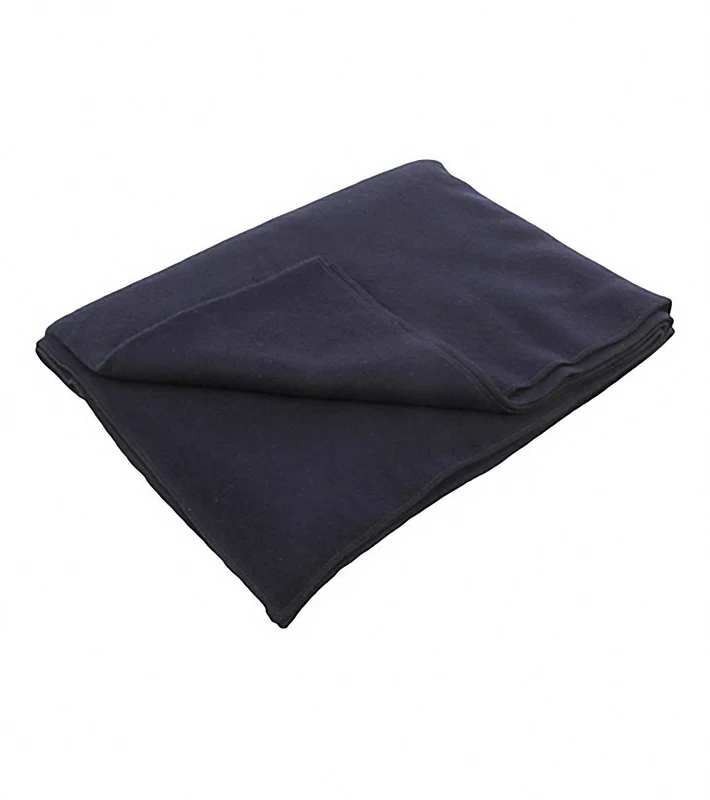 Hugger Mugger Deluxe Wool Yoga Blanket Navy