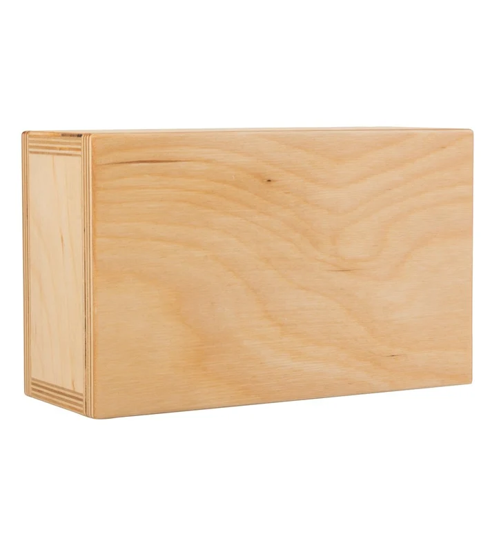 Hugger Mugger Wood Yoga Block Wood