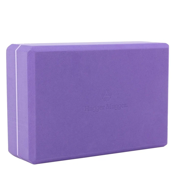 Hugger Mugger 3" Foam Yoga Block Purple