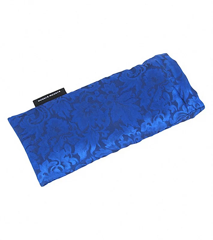 Hugger Mugger Silk Yoga Eye Pillow- Herbal Cobalt