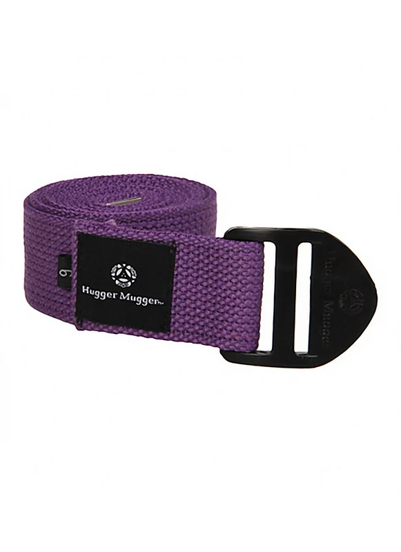 Hugger Mugger 6' Cotton Cinch Yoga Strap Purple