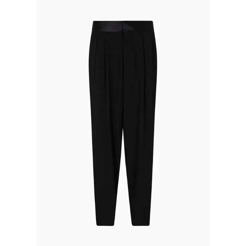 Calça de Tecido Preto - 50 IT - 44 BR