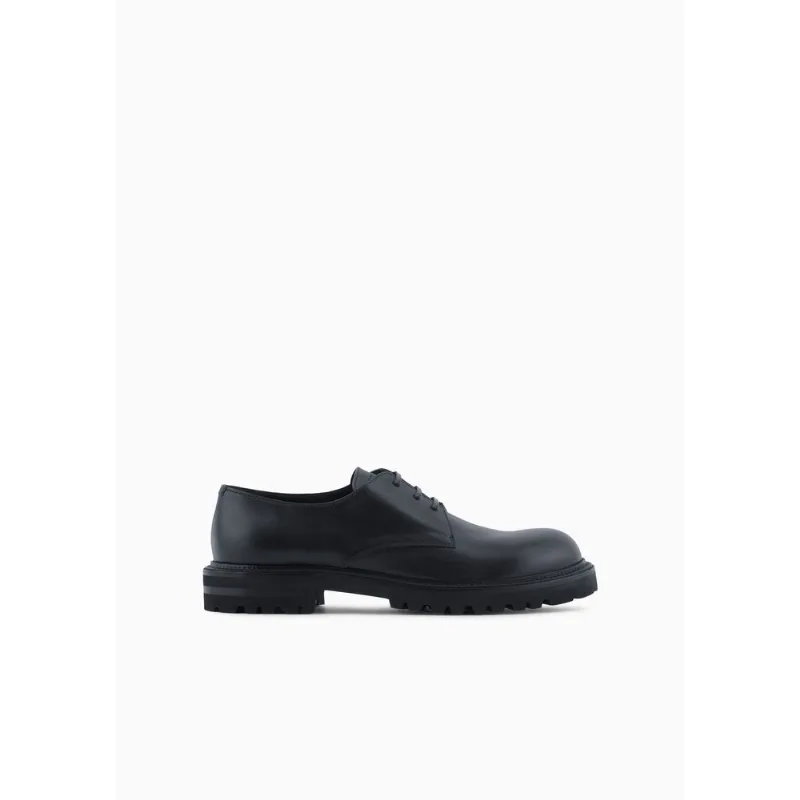 Sapato de Cadarço em Couro Preto Beauty - 8 UK - 39 BR