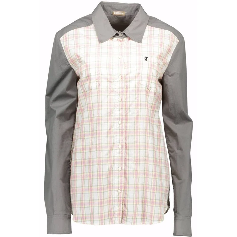 John Galliano Grigio Cotton Women's Shirt 40