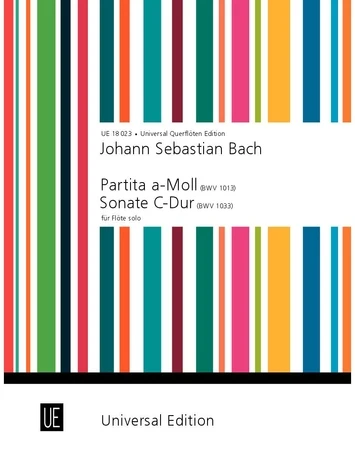 パルティータ イ短調 BWV 1013 & フルート・ソナタ ハ長調 BWV 1033（フルートソロ）／Partita a-Moll BWV 1013 and Sonate C-Dur BWV 1033 (Flute) 楽譜