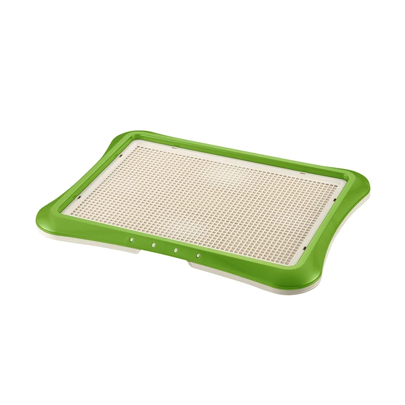 Richell PAW TRAX Mesh Training Tray Green / 25.2" x 18.9" x 1.6"