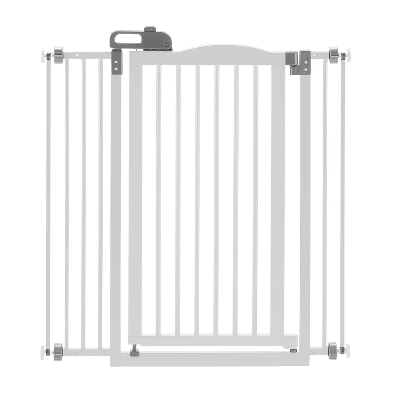 Richell Tall One-Touch Gate II Origami White / 32.1-36.4" x 2" x 38.4"