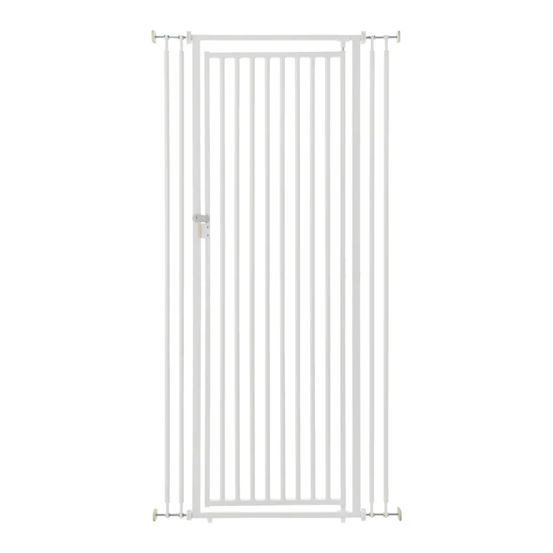 Richell Cat Safety Gate White / 28.5" - 37.5"W x 3"D x 71.5"H