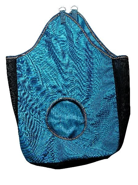 Abrazo Hay Bag with Mesh Gusset Teal