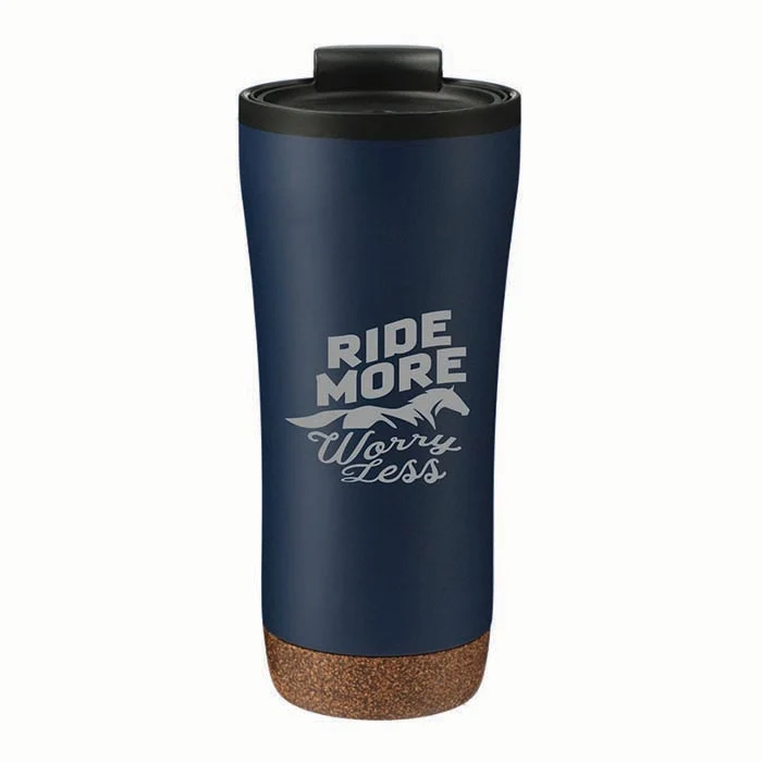 Kelley Ride More Worry Less Tumbler Navy/Grey / 16 oz