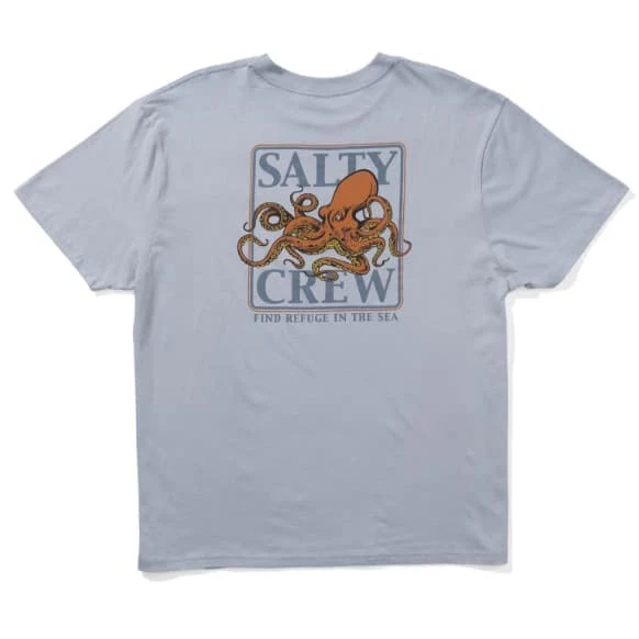 Salty Crew Men's Ink Slinger Short Sleeve Tee BLUE FOG / LARG