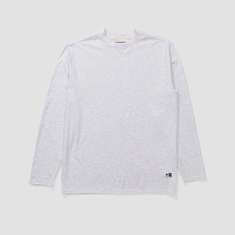 Salty Crew Cast Off Thermal Longsleeve T-Shirt Athletic Heather X-Large