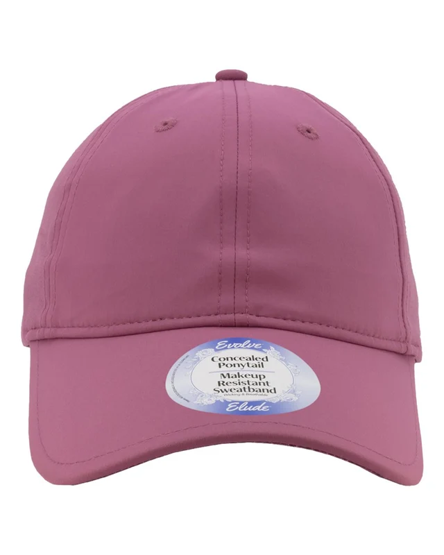 Infinity Her SOPHIE Women's Perforated Performance Cap - Berry Starburst Red-Maroon / One Size Fits Most