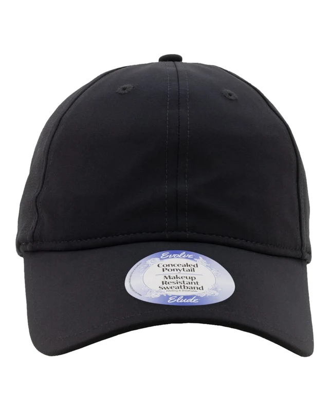 Infinity Her SOPHIE Women's Perforated Performance Cap - Black Florals Black / One Size Fits Most