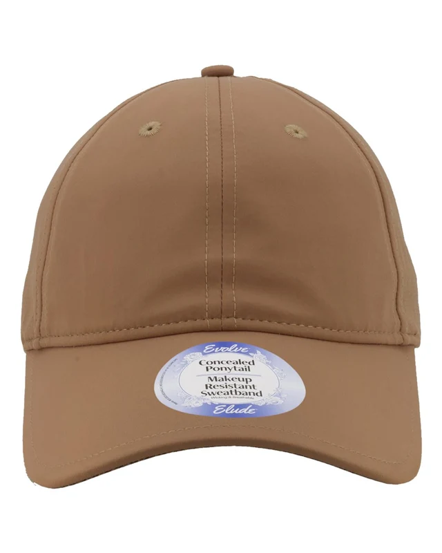 Infinity Her SOPHIE Women's Perforated Performance Cap - Mocha Mousse Stripes Brown-Dark / One Size Fits Most
