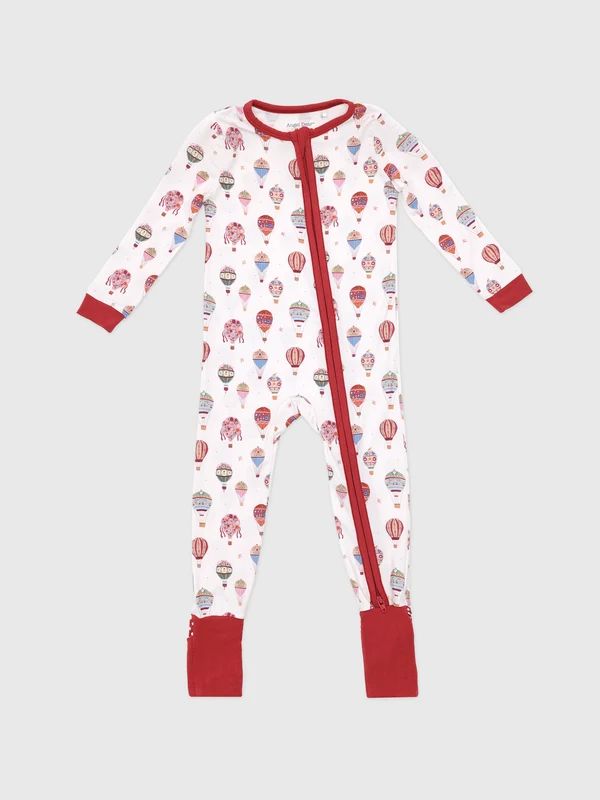 Angel Dear Baby Girls' Hot Air Balloon Convertible Romper 6/12M / PINK