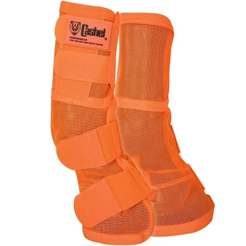 Cashel Crusader Leg Guards Orange / Small Horse