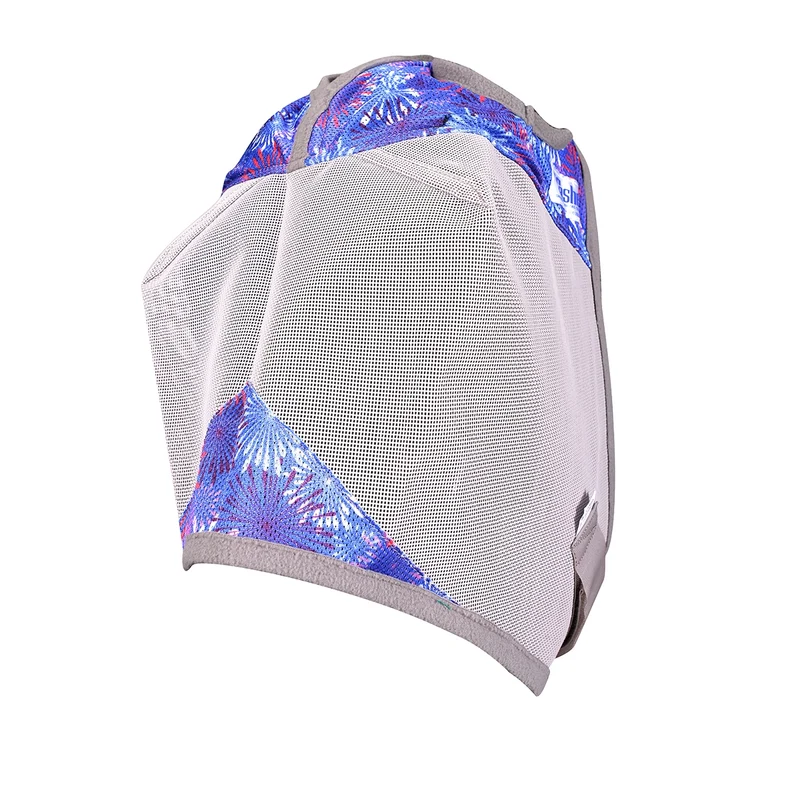 Cashel Crusader Fly Mask In Prints - Standard Purple Flare / Arab Cob
