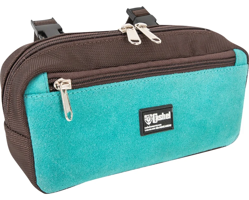 Cashel Suede Pommel Bag Mint / Small