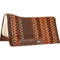Cashel Performance Blanket Top Felt Pad - 32X34" Brown/Orange