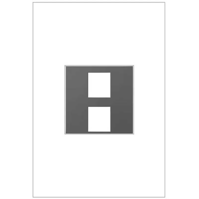 Legrand adorne Double Grey Wall Plate