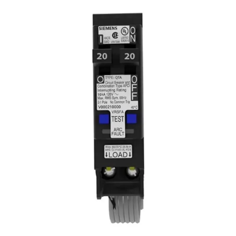 Siemens Twin Arc-Fault 120 V 20 A 1-Pole Circuit Breaker