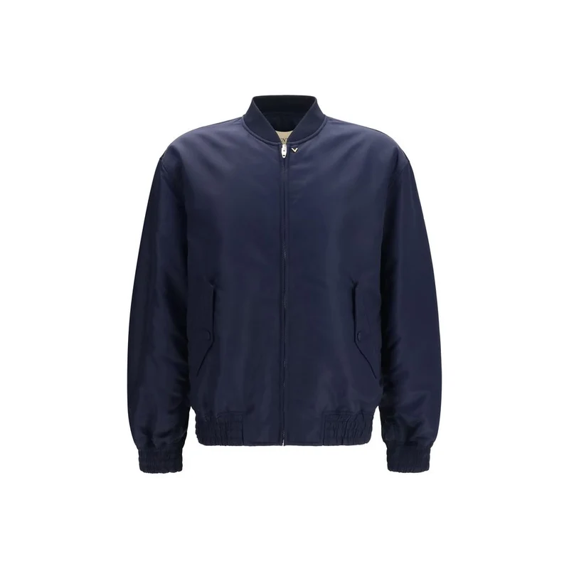 Valentino Garavani Blue Polyamide Bomber IT48 | M