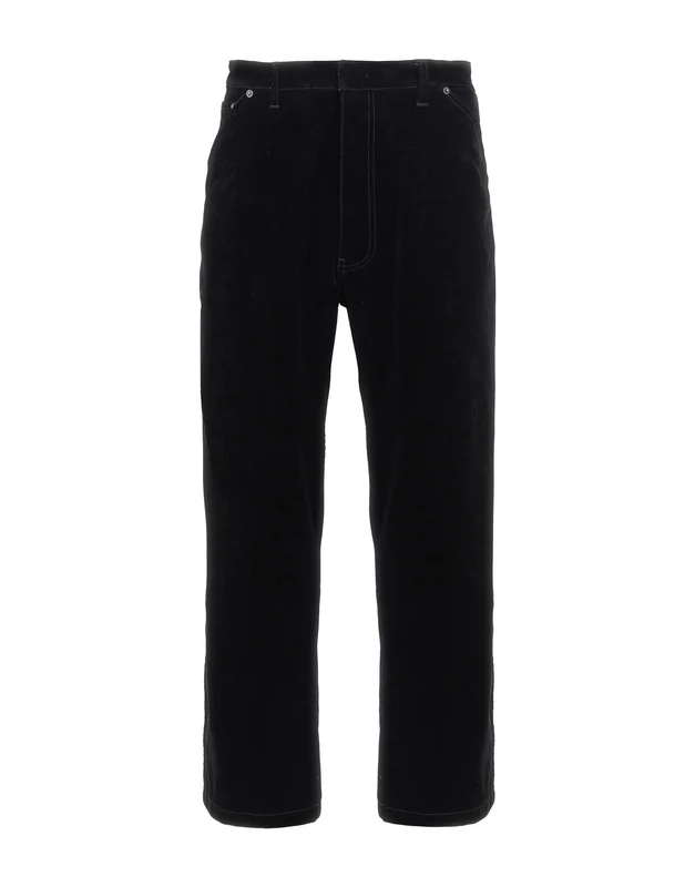 Prada Velvet Straight-Leg Pants XL
