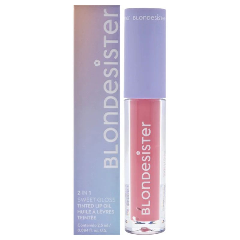 Blondesister 2 in 1 Sweet Gloss Tinted Lip Oil - 02 Pink Chocolate by Blondesister for Women - 0.084 oz Lip Oil 0.084 oz