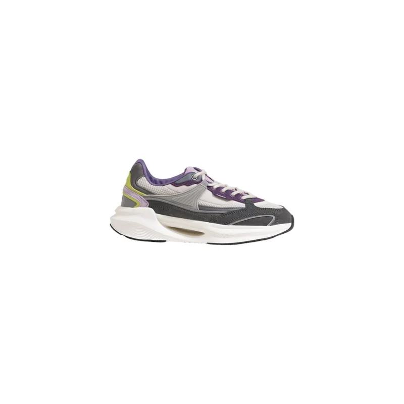 D.A.T.E Gray Fabric Chunky Sneakers EU37/US7