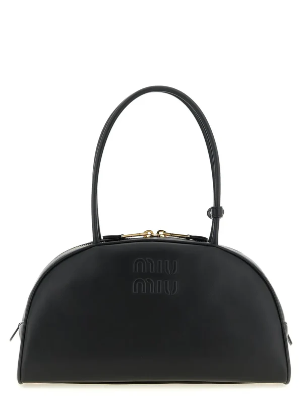 Miu Miu Black Calfskin Shoulder Bag