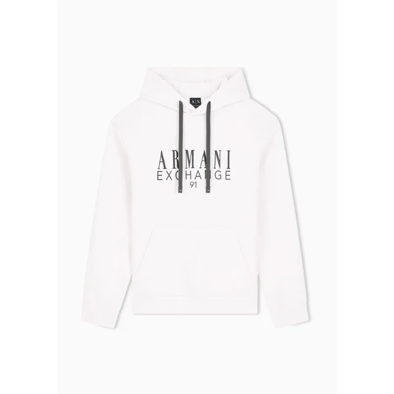 Moletom com Capuz em Algodão French Terry Off White - S