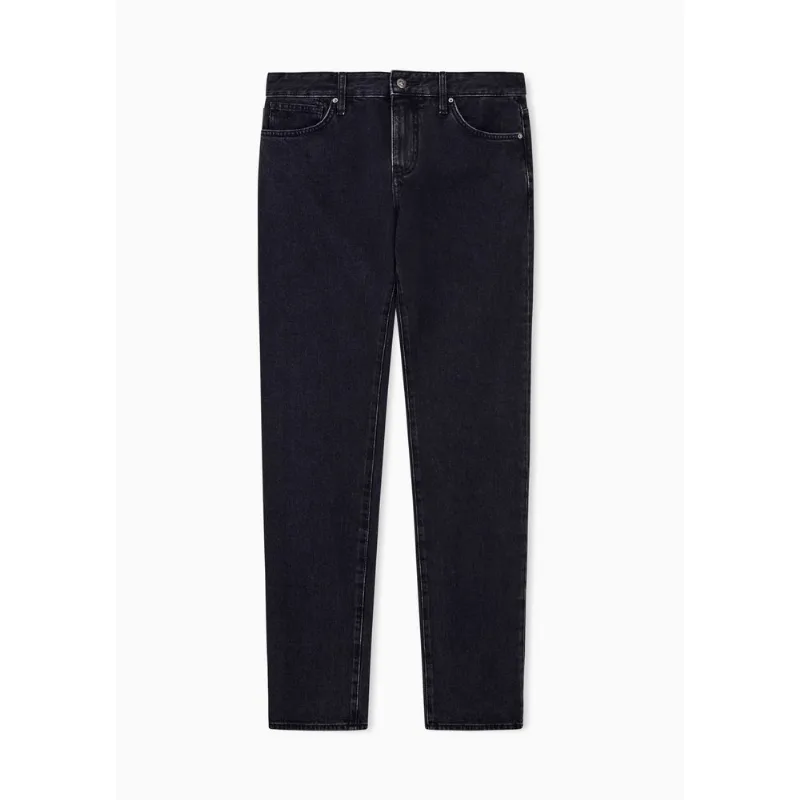 Calça Jeans Slim Fit com Lavagem Cinza Denim - 29 US - 39 BR