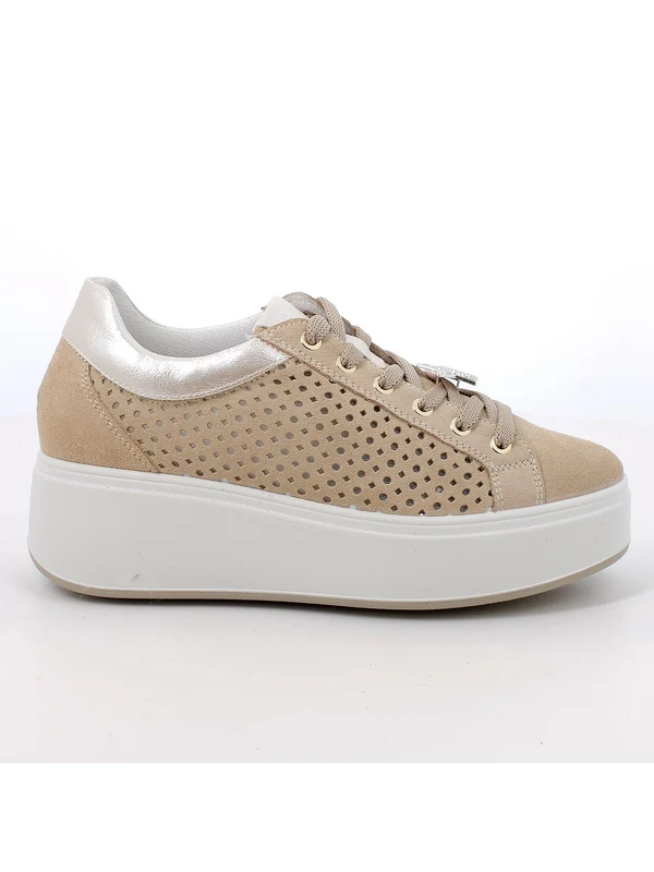 IGI&CO Sneaker Con Zeppa Donna - 11469 Avorio 41