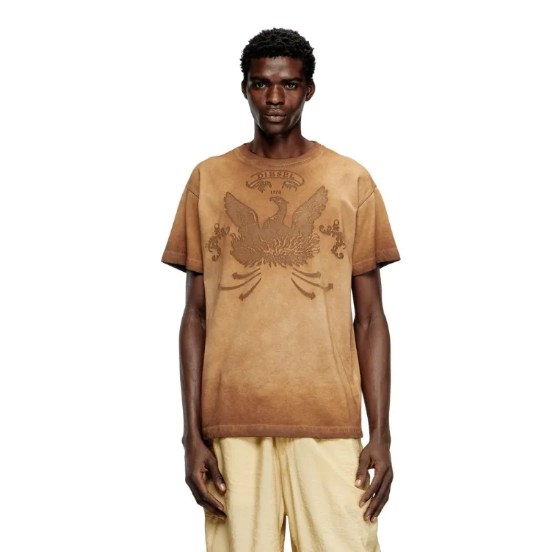 Camiseta Diesel T-Norm T9 Bege- XXG