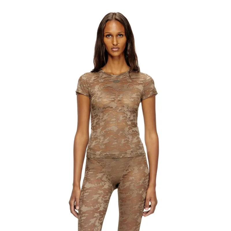 Camiseta Diesel Kasia Utlt Bege- M