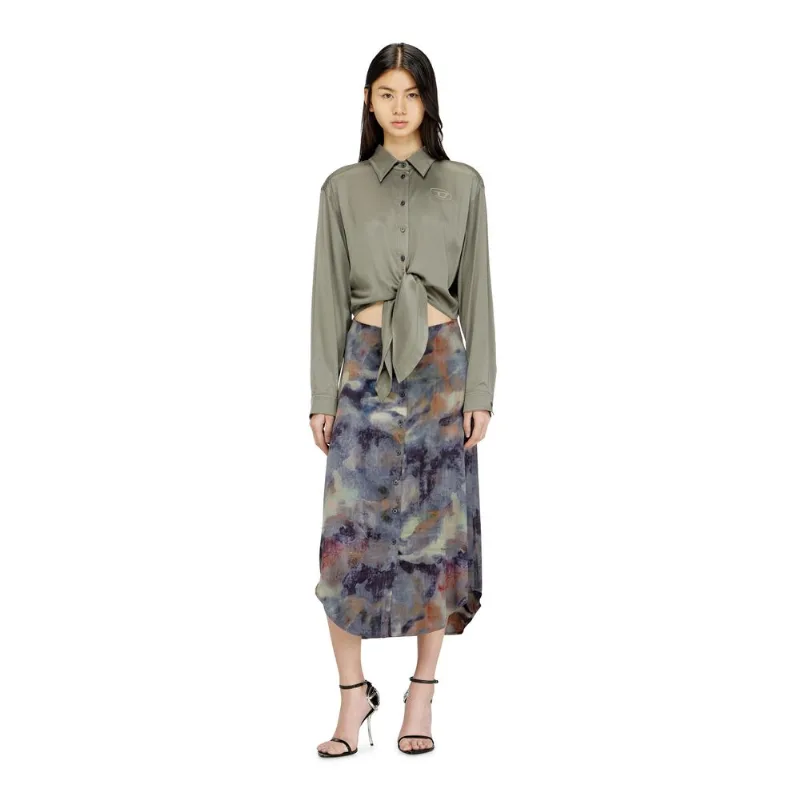 Vestido Diesel D-Elta Estampado - P