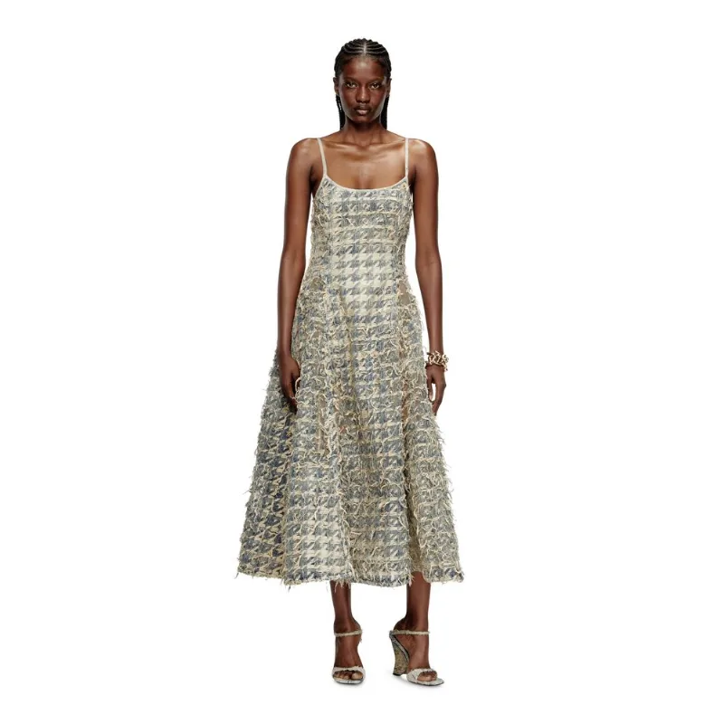 Vestido Diesel De-Sweeney Long FSH Azul- P
