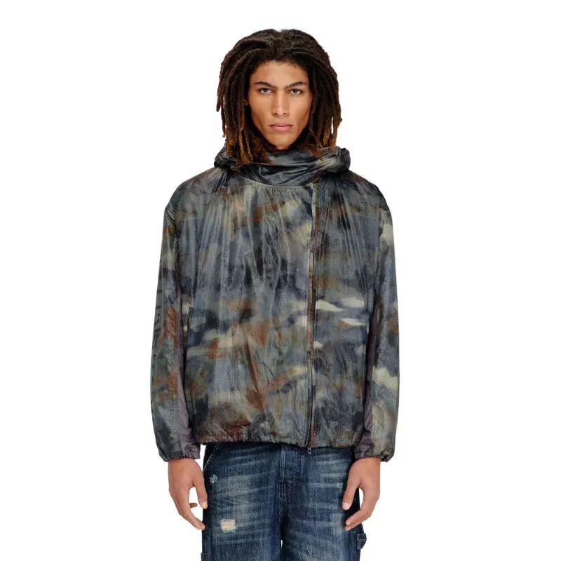 Jaqueta Diesel J-Squad Bmcx Estampado- GG