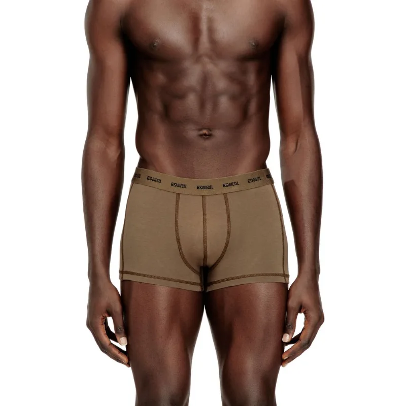 Cueca Diesel Damien Utlt 3Pack Marrom | Bege | Preto- XXG