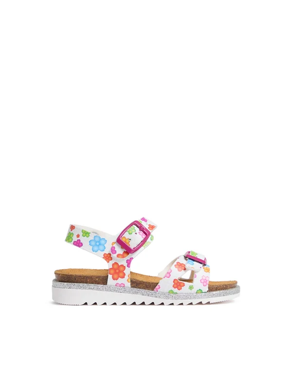 NERO GIARDINI Sandalo Basso Bambina - E633660F Bianco 35