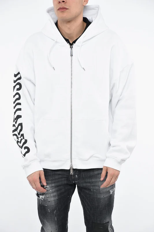 2405~Hoodie HERCA With Zip Closure L
