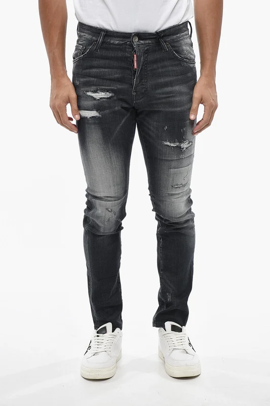 1500~Stretch Denim Jeans COOL GUY Vintage-Effect 15cm 44