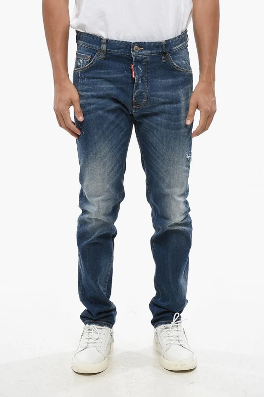 0405~Stretch Denim Jeans COOL GUY Vintage-Effect 17cm 50
