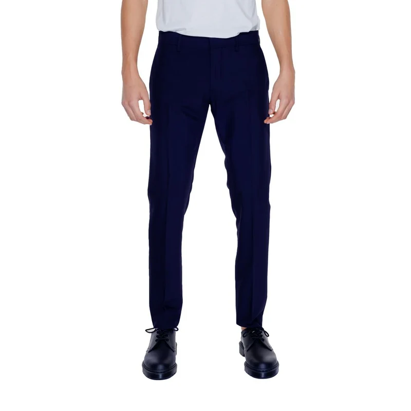 Antony Morato Blue Polyester Dress Pants XXL (54 EU)