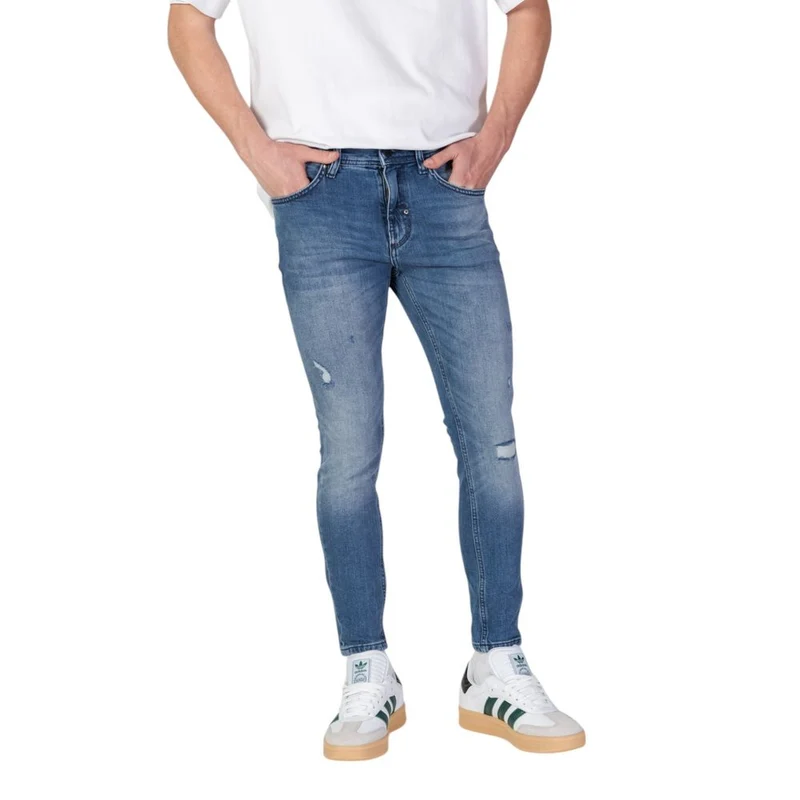Antony Morato Blue Cotton Skinny Jeans W30